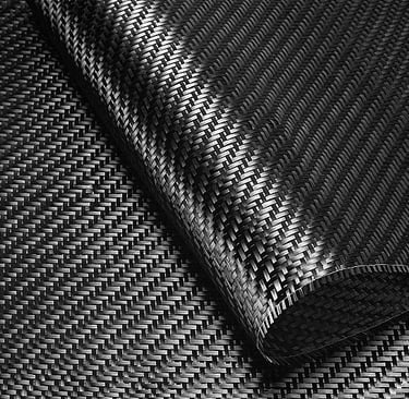  Automotive grade carbon fiber prepreg material close-up