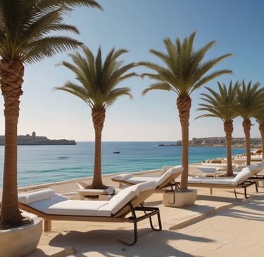 photo of white staircase