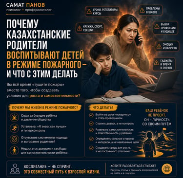 казахстанские родители стратегическое родительство исследование — Самат Панов