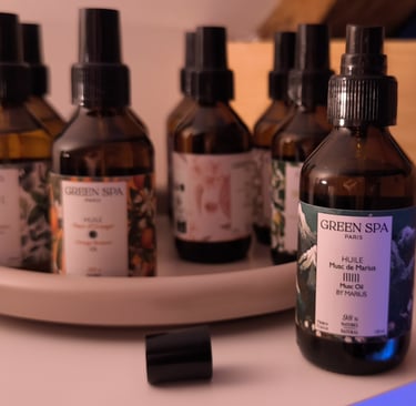 huiles de massage green spa