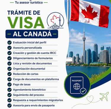 TRAMITE DE VISA AL CANADA 