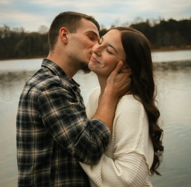 couple elopement in northern virginia at crockett park