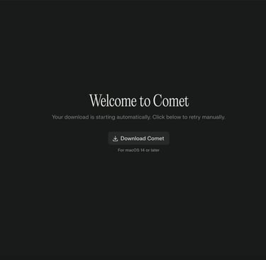 Download Comet browser for students from Perplexity—free access guide