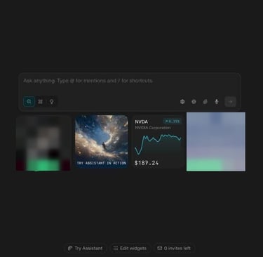 perplexity comet hompage for hero image