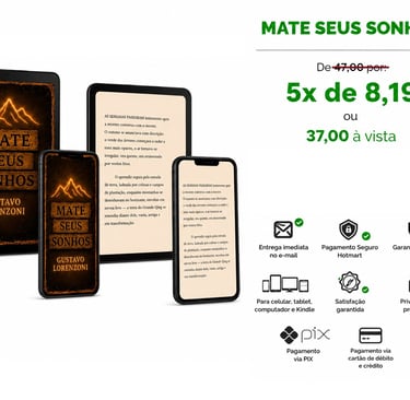 Mockup - Livro Mate Seus Sonhos