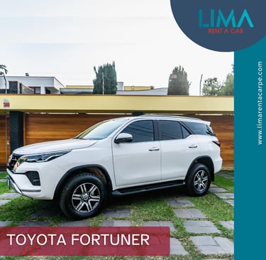 Alquiler TOYOTA FORTUNER en Lima camionetas