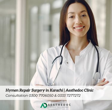 Hymen Repair Surgery in Karachi