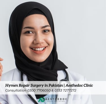 Hymen Repair Surgery in Pakistan Aesthedoc Clinic