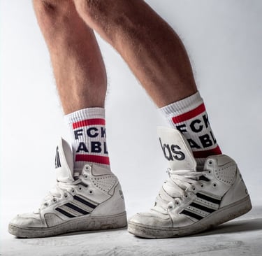 sneakers and man