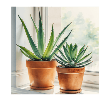 aloé véra et agave