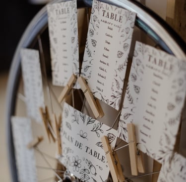 plan de table mariage personnalise var