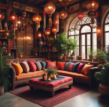 Vintage lantern glowing softly on a reclaimed wood shelf with farmhouse accents