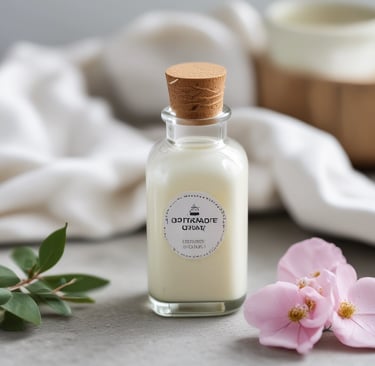 person pouring floor in mixing bowl
