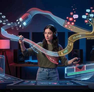 Como tomar la información que ofrece YouTube Studio y mejorar nuestro canal. 