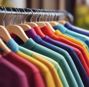 Soft woolen sweaters stacked with warm earthy tones and subtle patterns