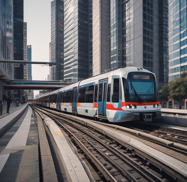 A classic train pulling into a historic station platform.