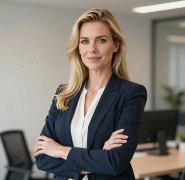 woman wearing black crew-neck shirt