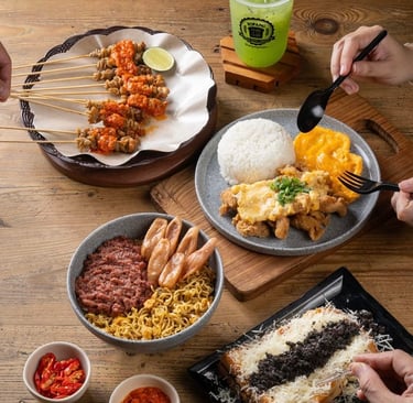 Mereka punya roti panggang aneka varian untuk menemani nongkrong. Foto: Instagram @ropangplusplus