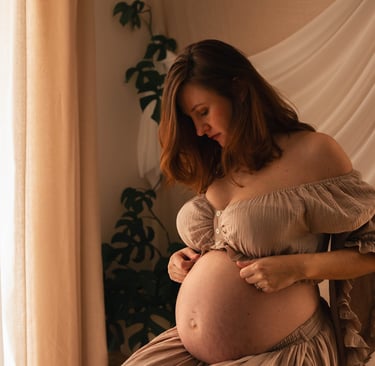 Grossesse lifestyle lumière dorée Sarrebourg