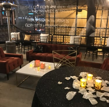 Las Vegas Rooftop Engagement Party