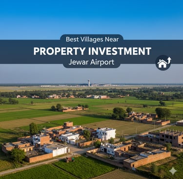 Best villages near Jewar Airport for property