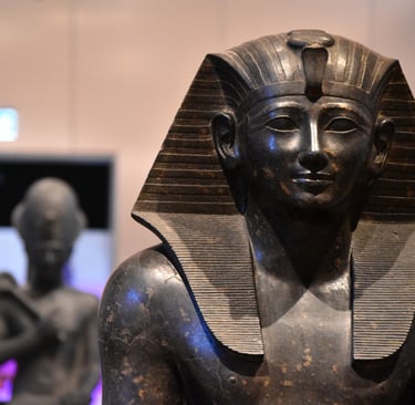 Statue of an Egyptian King in Torio