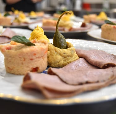 Vitello Tonnato and Insalata Russa