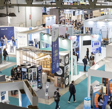 Expositores del sector vending en la feria Venditalia 2026