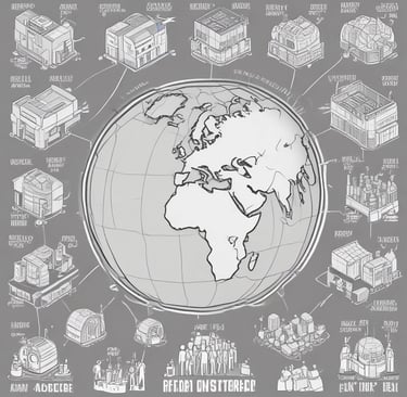 Modern office building exterior with Walia and Associates signage in Delhi.