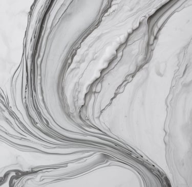 A cozy workspace with a handmade ceramic sink and a laptop ready for customer inquiries.