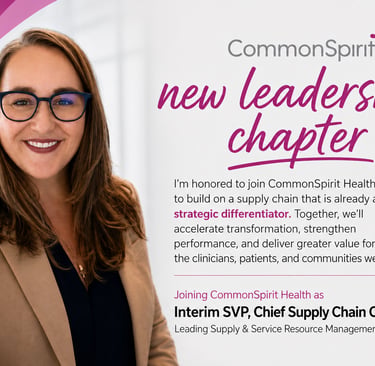 Allison Corry CommonSpirit Health interim SVP and Chief Supply Chain Officer announcement