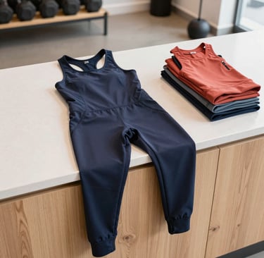 A stylish Zolke outfit laid out with matching accessories, ready for an active day.