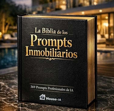 tapa del libro La Biblia de los Prompts Inmobiliarios - House-IA