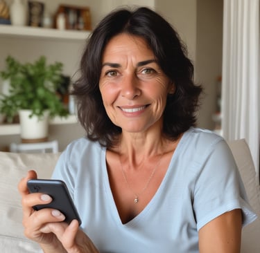 woman wearing black crew-neck shirt