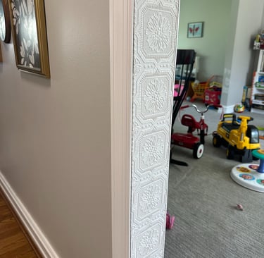 archway-textured-wallpaper-molding-before-after