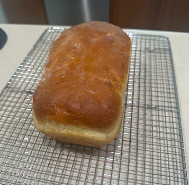 homemade loaf of bread