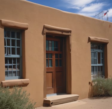 Bryan Wempen signing a book at a cozy Santa Fe bookstore.