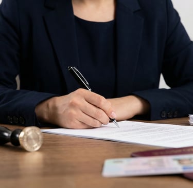 Massachusetts notary verifying birth certificate for apostille