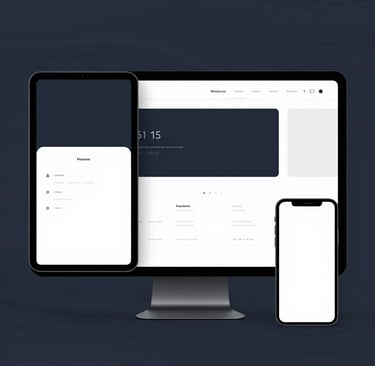A responsive website displayed on laptop and tablet, highlighting seamless digital growth.
