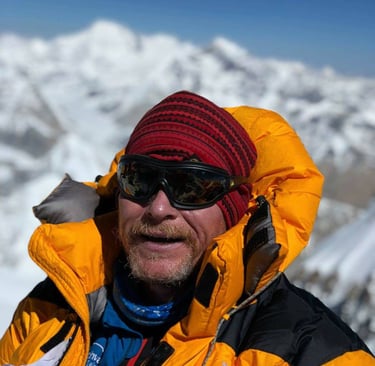 Dominic Renshaw, leader of the Triple Crown of Antarctica expedition