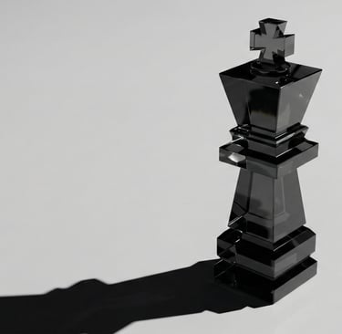 a chess piece are shown
