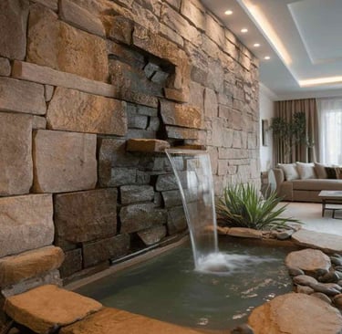 الشلالات المنزلية