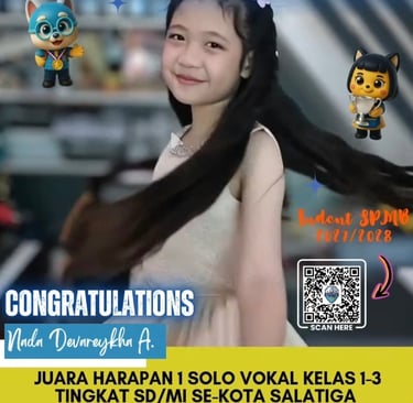 SD Kristen 04 Juara Harapan 1 Solo Vokal