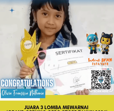 SD Kristen 04 Salatiga Juara 3 Lomba Mewarnai