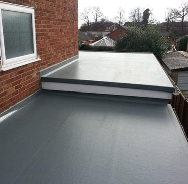 Roofing Specialists Yorkshire. Two stage flat roofing
