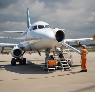 Close-up of a life jacket and emergency signaling devices laid out on a boat deck.