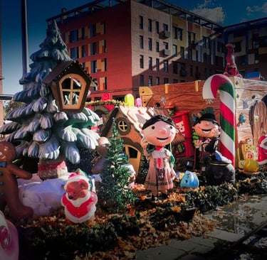 Tematización/Decoración navidades arbol navidad, casitos, cuentos infantiles alquiler
