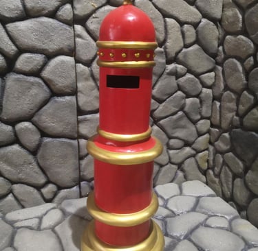 Buzón navideño Papa Noel Santa Claus alquiler 