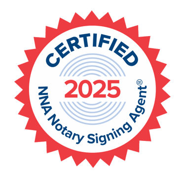 NNA Certified Signing Agent 2025 Badge - Background Screened