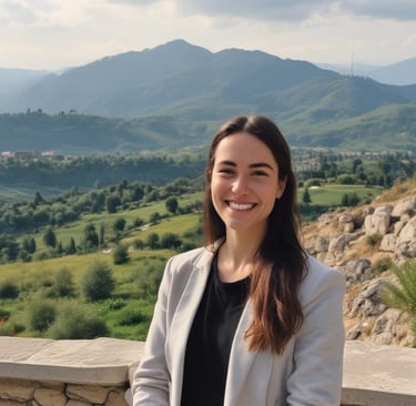 woman wearing black crew-neck shirt